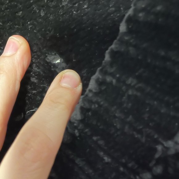 Zara Black Chanile Oversized V-Neck Chunky Knit Sweater, Size Small - Picture 4 of 10